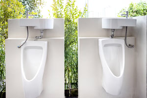water saving urinals